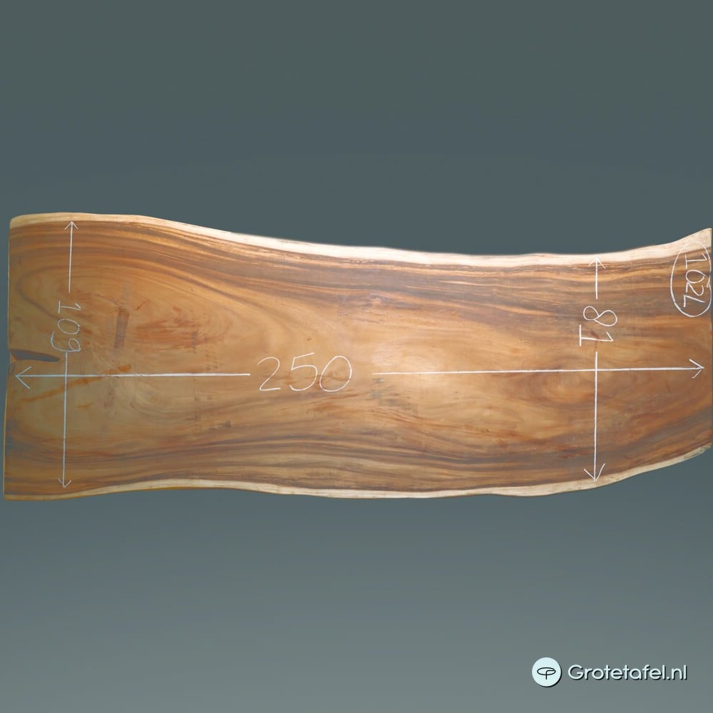 Suar tafelblad 250cm
