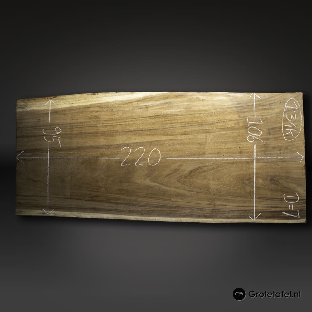 Suar tafelblad 220cm