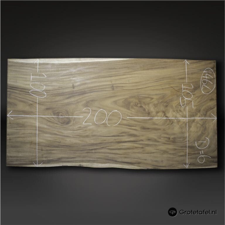 Suar tafelblad 200cm