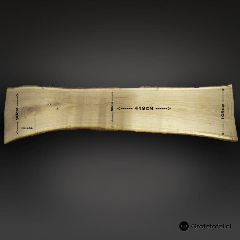 Eiken tafelblad 420cm