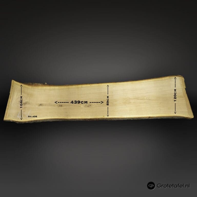 Eiken tafelblad 440cm