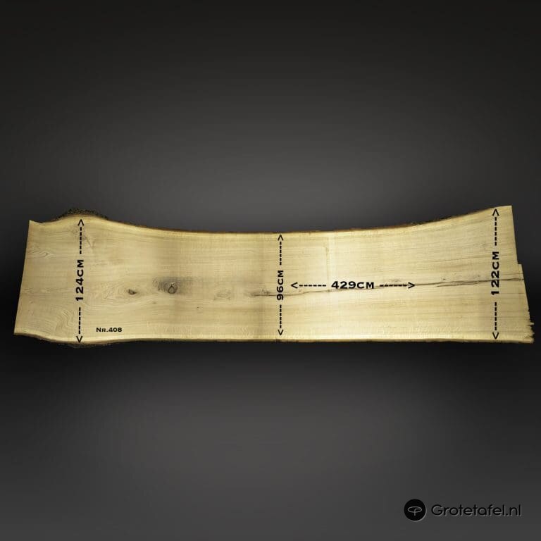 Eiken tafelblad 430cm