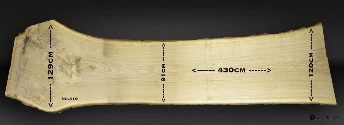 Eiken tafelblad 430cm - sfeerfoto 3
