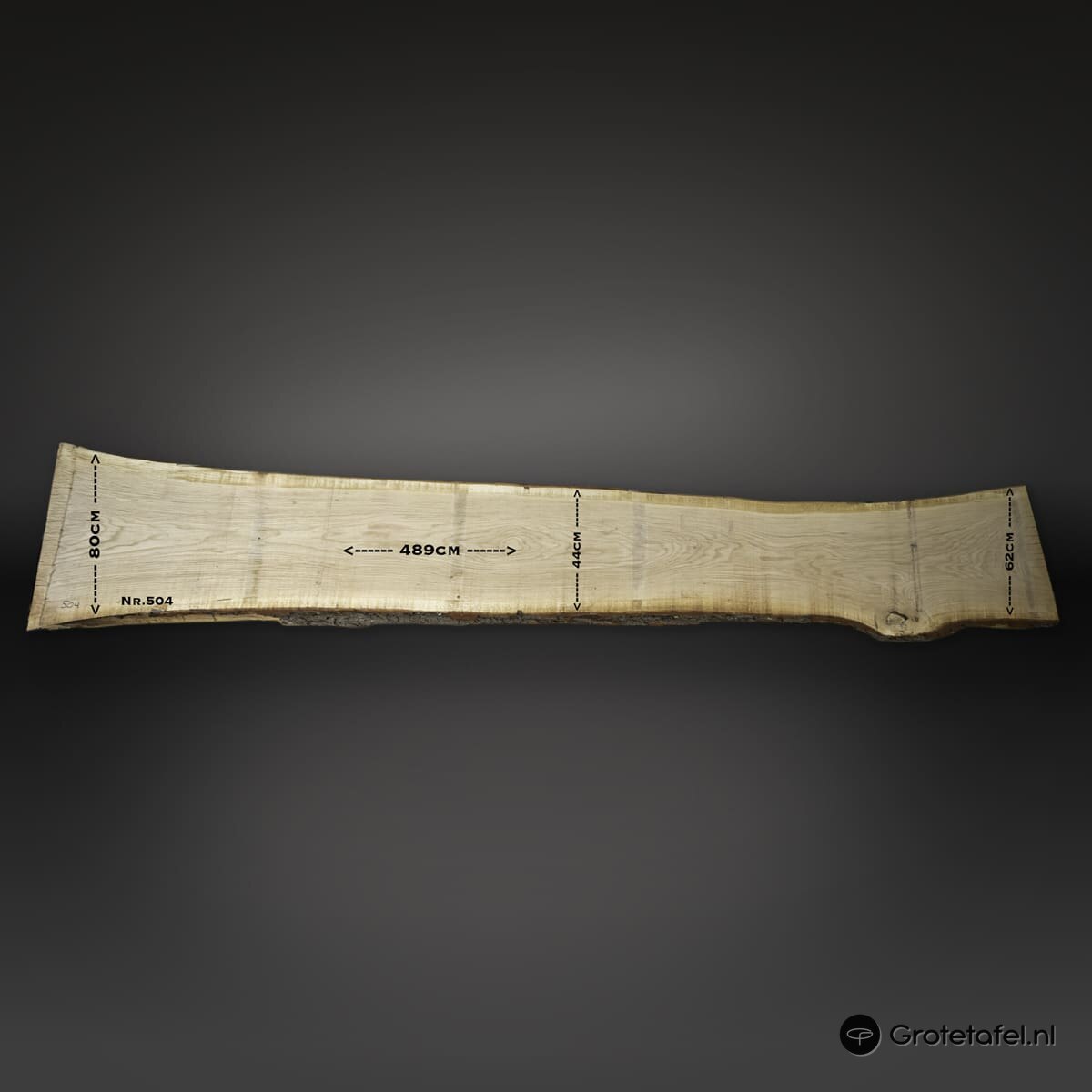 Eiken (Bar)tafelblad 490cm
