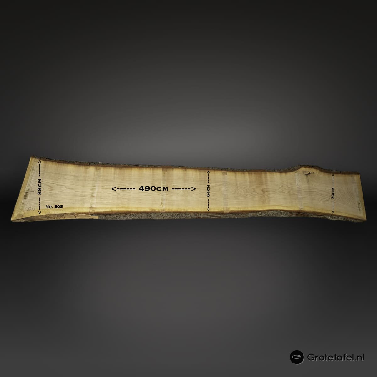 Eiken (Bar)tafelblad 490cm