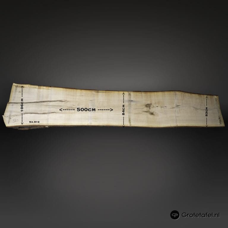 Eiken (Bar)tafelblad 500cm